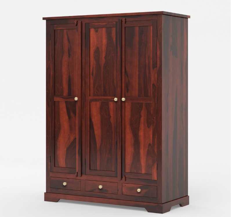 Crossett Large Solid Wood Armoire with Hanging Rod