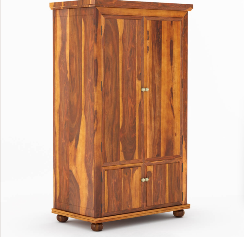 Pecos Mission Solid Wood Armoire Closet