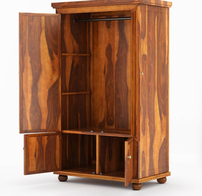 Pecos Mission Solid Wood Armoire Closet