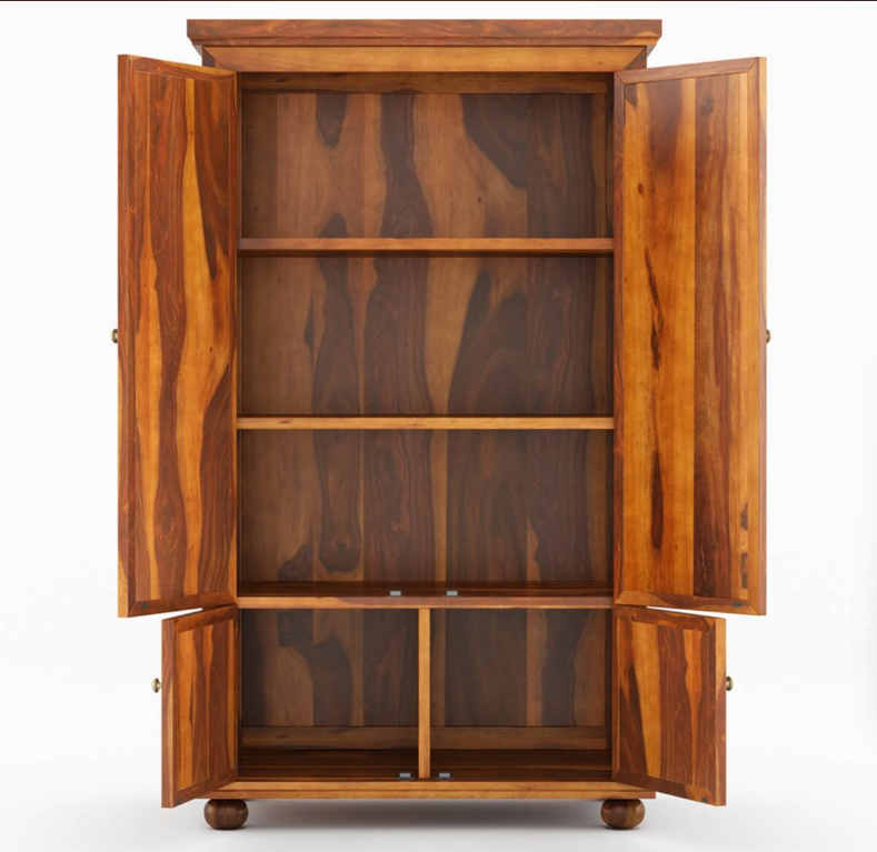 Pecos Mission Solid Wood Armoire Closet