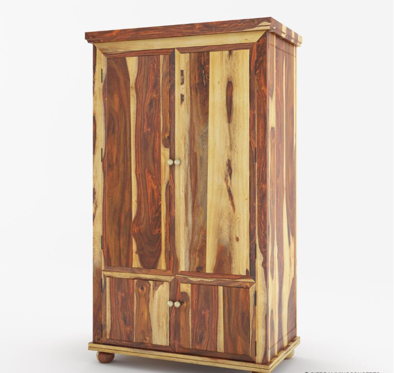 Pecos Mission Solid Wood Armoire Closet
