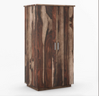 Hampshire Rustic Solid Wood Wardrobe Armoire With Drawers And Shelves