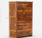 Santa Barbara Solid Wood Large Bedroom Armoire Wardrobe With Drawers