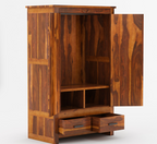 Santa Barbara Solid Wood Large Bedroom Armoire Wardrobe With Drawers