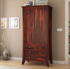 Georgia Traditional Solid Wood Tall Armoire with Drawers
