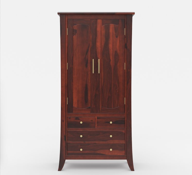 Georgia Traditional Solid Wood Tall Armoire with Drawers