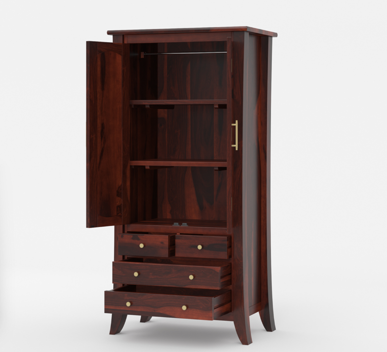 Georgia Traditional Solid Wood Tall Armoire with Drawers