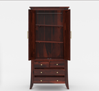 Georgia Traditional Solid Wood Tall Armoire with Drawers