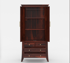 Georgia Traditional Solid Wood Tall Armoire with Drawers