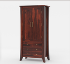 Georgia Traditional Solid Wood Tall Armoire with Drawers