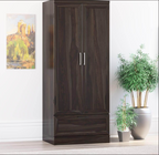 Jerold Solid Wood Tall Wardrobe Armoire with Storage