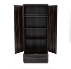 Jerold Solid Wood Tall Wardrobe Armoire with Storage