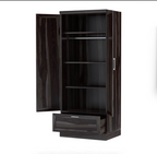 Jerold Solid Wood Tall Wardrobe Armoire with Storage