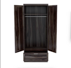 Jerold Solid Wood Tall Wardrobe Armoire with Storage