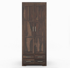 Solid Wood 4 Drawer Tall Armoire Closet