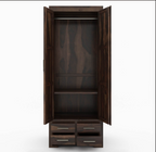 Solid Wood 4 Drawer Tall Armoire Closet