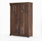 Pioneer Transitional Solid Wood Armoire Wardrobe with  Drawers