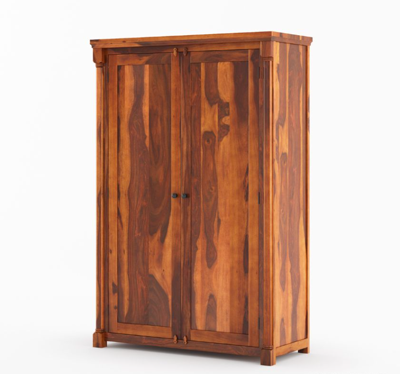 Pioneer Transitional Solid Wood Armoire Wardrobe with  Drawers