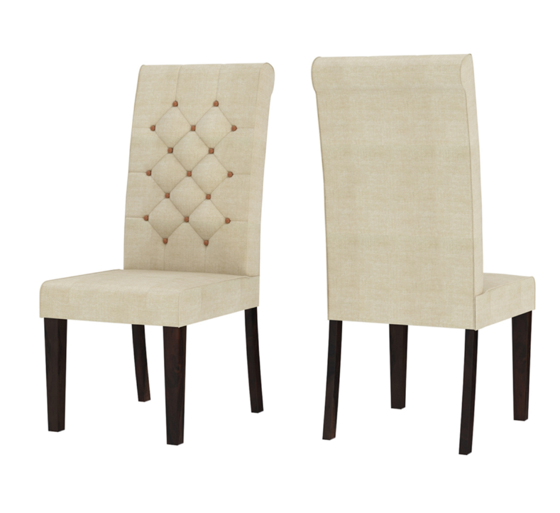 Clanton Rustic Solid Wood Pedestal Round Dining Table Chair Set