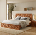 SleepVibe Solid Wood Platform Bed Frame