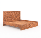 wooden bed