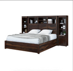 wooden bed