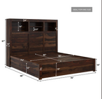 wooden bed