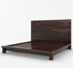 wooden bed