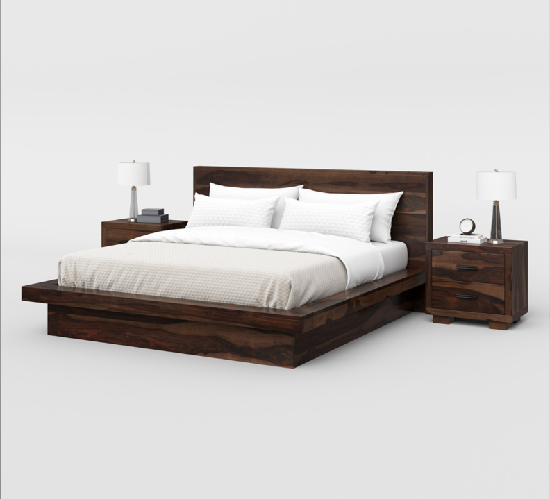 Wooden bed 