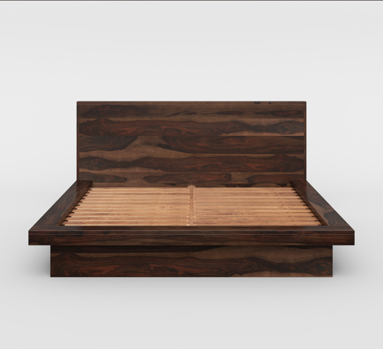 Wooden bed 