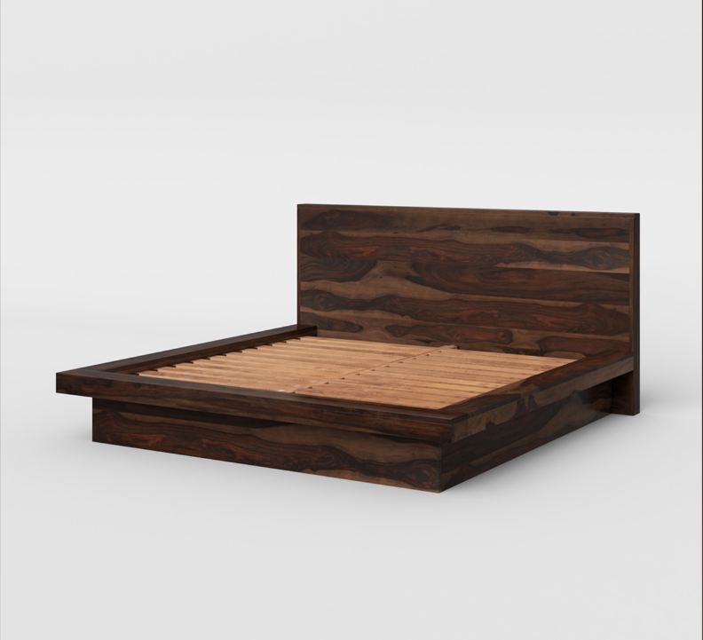Wooden bed 