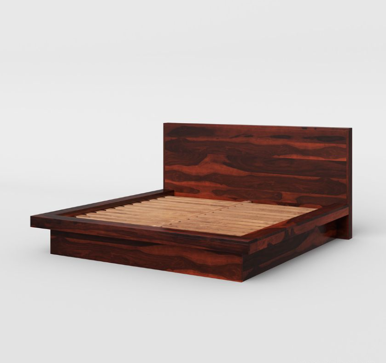 Wooden bed 