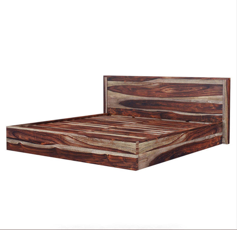 Wooden bed 