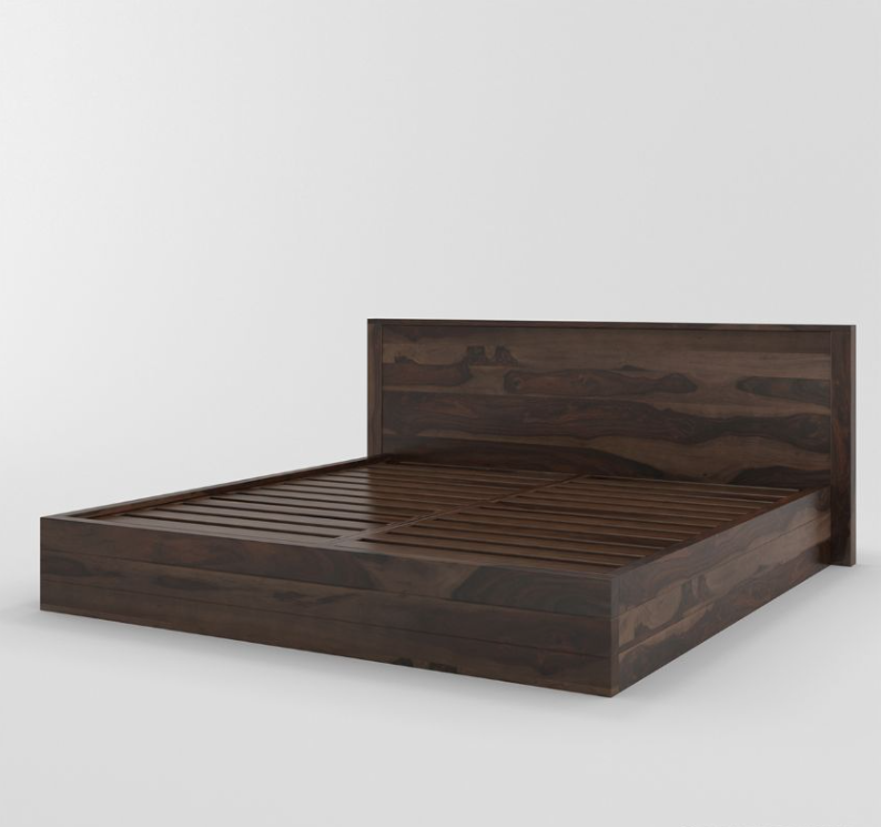Wooden bed 