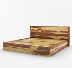 Wooden bed 
