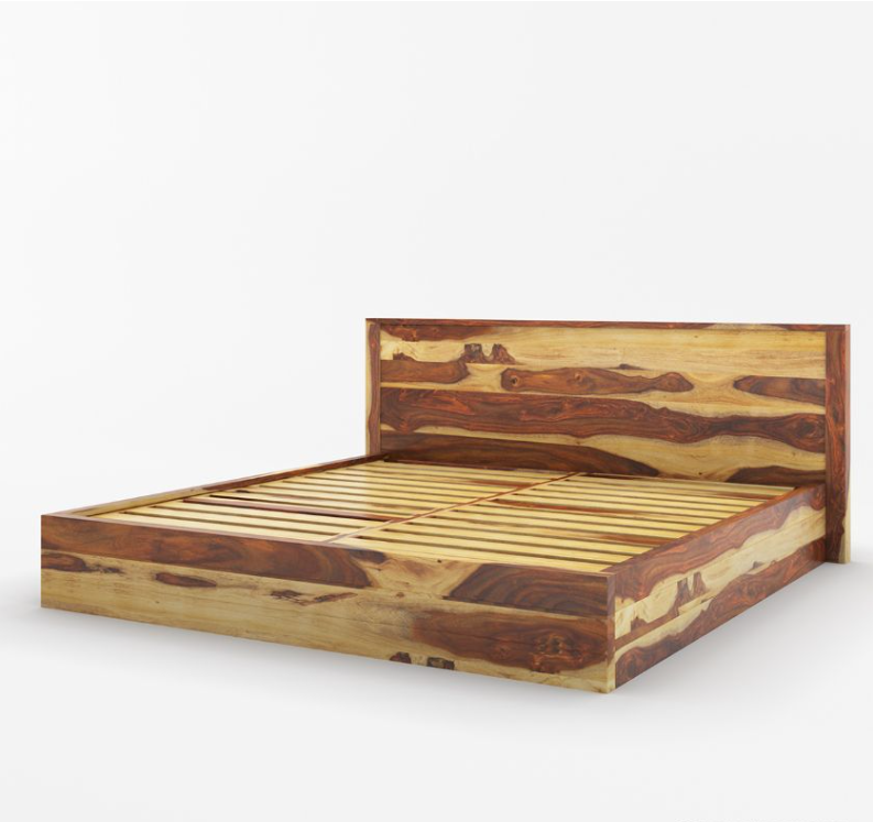 Wooden bed 
