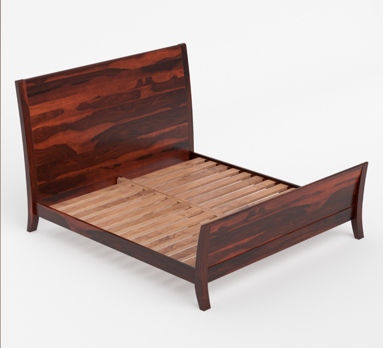 Wooden bed 