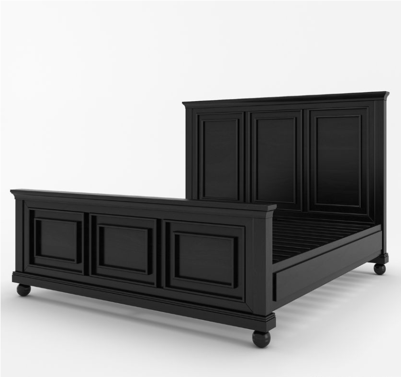 CloudHaven Solid Wood Platform Bed Frame