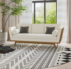 Sofique 3 Seater Mid Century Modern Sofa
