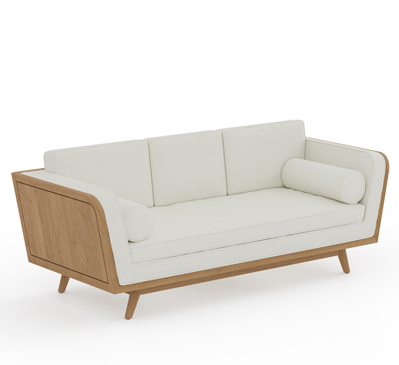 Sofique 3 Seater Mid Century Modern Sofa