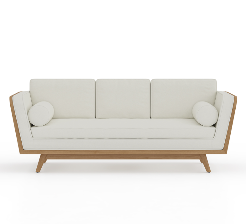 Sofique 3 Seater Mid Century Modern Sofa