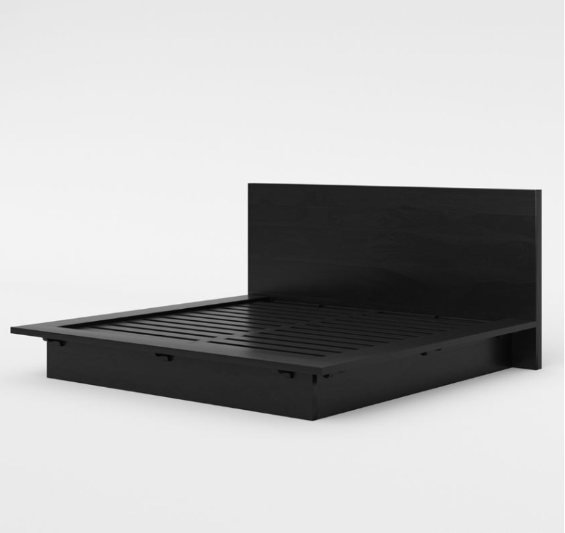 Delaware Solid Wood Platform  Alaskan King Bed