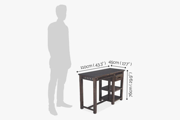 Glosswood kuber Writing / Study Table