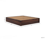 Bed Solid Wood Upholstered Bed With Hydraulic Storage