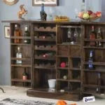 Solid Wood Brass Royale Bar