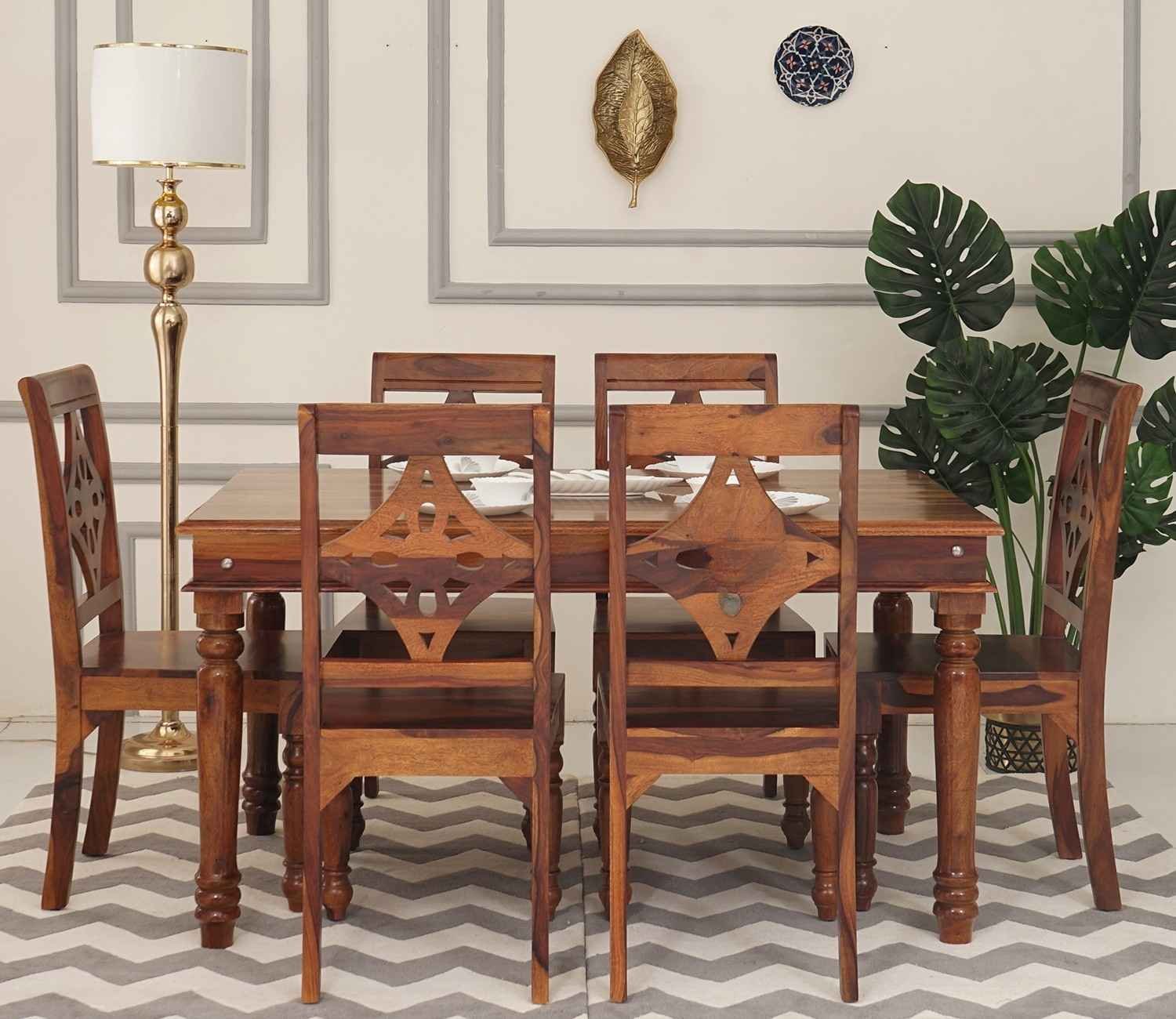Amora-Tracy 6 Seater Dining Table set