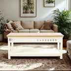 Alexandria Solid Wood Coffee Table