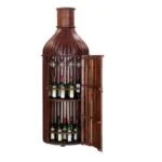 Bottle Shpe Bar Cabinet Solid Wood Bar Cabinet