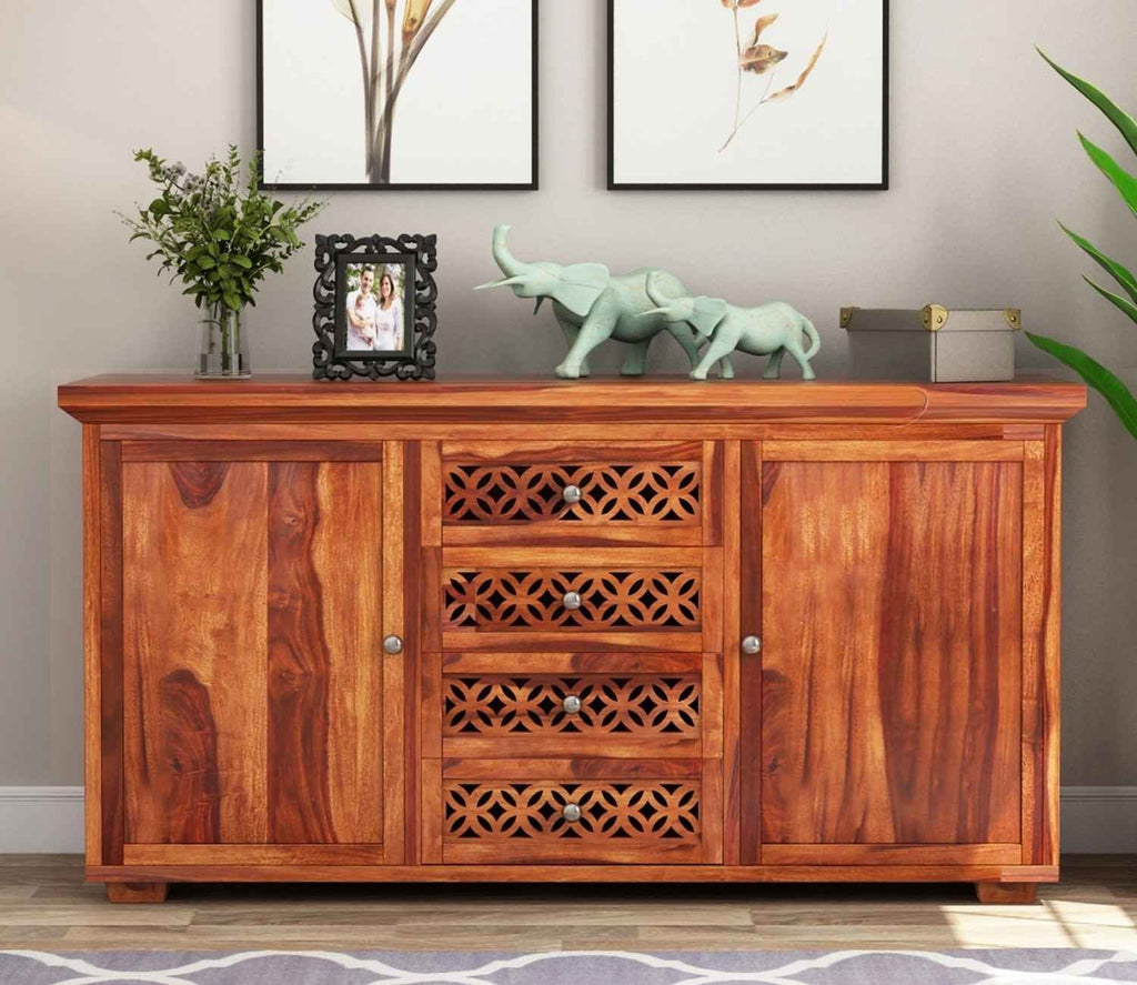 Cambrey Sheesham Wood Storage Cabinets and Sideboard