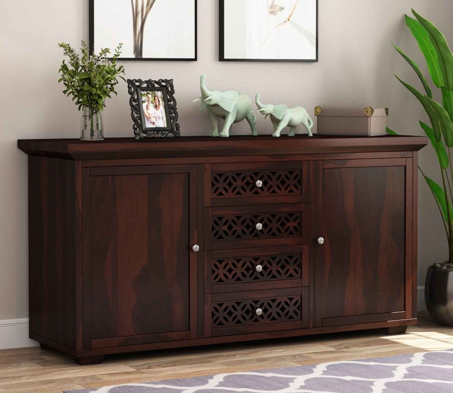 Cambrey Sheesham Wood Storage Cabinets and Sideboard